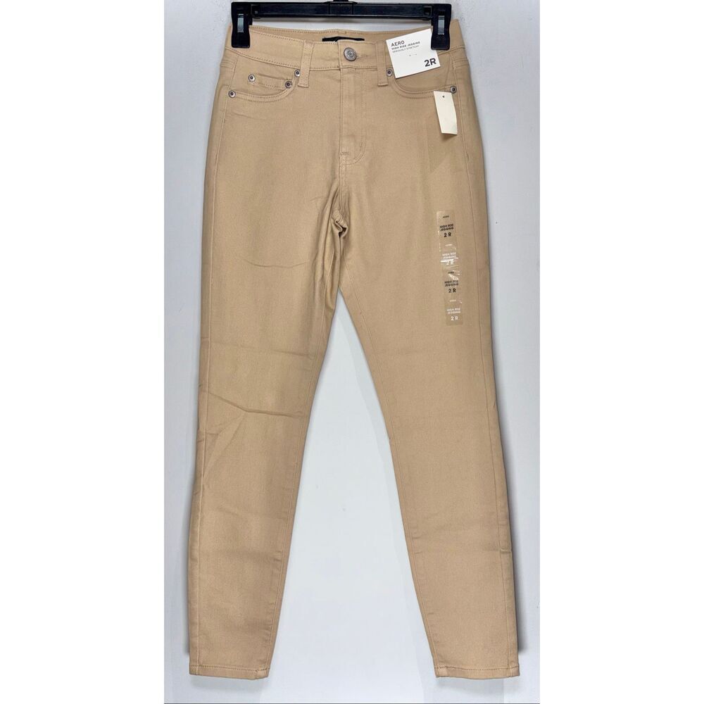 Aero Khaki high rise Jeggings size 2R